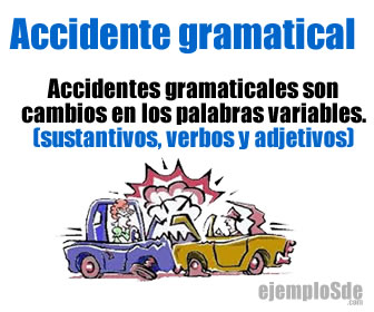 Ilustración histórica sobre cambios en sustantivos, verbos y adjetivos