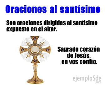 Imagen de la colección de oraciones al Santísimo.