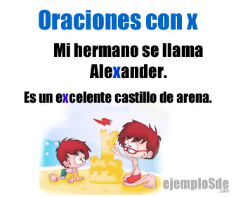 Mi hermano se llama Alexander. Es un excelente castillo de arena.