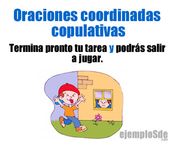 Ilustración de un niño jugando y una frase con y destacada.
